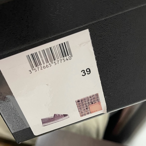 NEW Chanel 21S pink tweed espadrilles size 39 - Picture 4 of 8